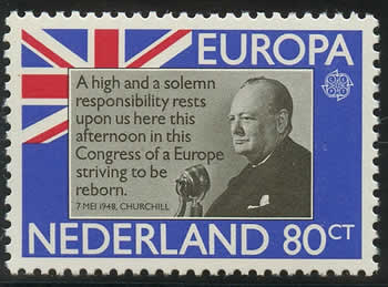 Churchill au Congrès de La Haye