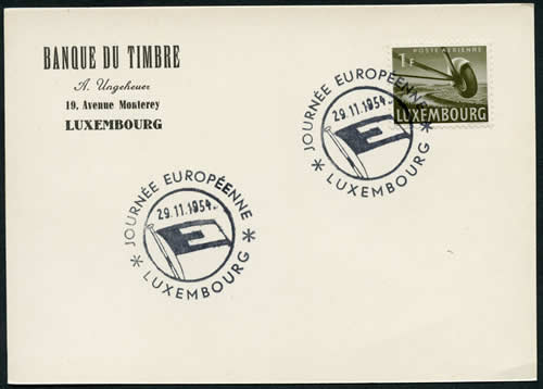Journée Européenne Luxembourg novembre 1954
