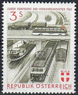 Conférence des Ministres des Transports Wien 1961