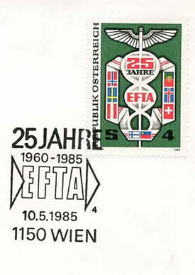 EFTA Autriche 25ème anniversaire