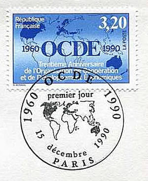 OCDE 30ème anniversaire France FDC
