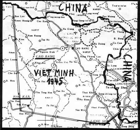 Carte implantation Vietminh
