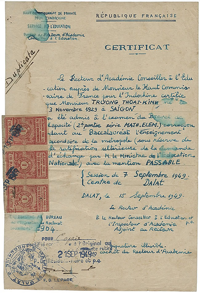 Document avec timbres fiscaux PMSI