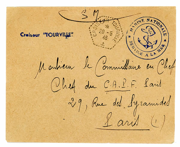 Croiseur Tourville mai 1946