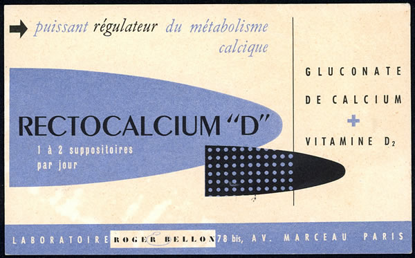 Publicité pour le Rectocalcium-D en port payé pour la Cochinchine