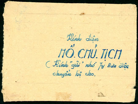 Lettre adressée à Ho Chi Minh affranchie à 500d