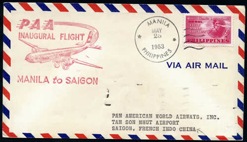 1er vol Manille Saigon
