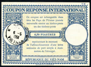 CRI République du Viêtnam Lo 17 6,50$