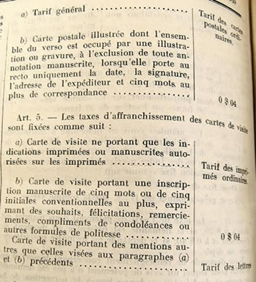 tarif juin 1939 extrait 17
