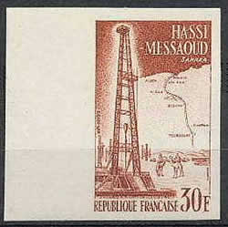 essai de couleur du timbre Hassi messaoud